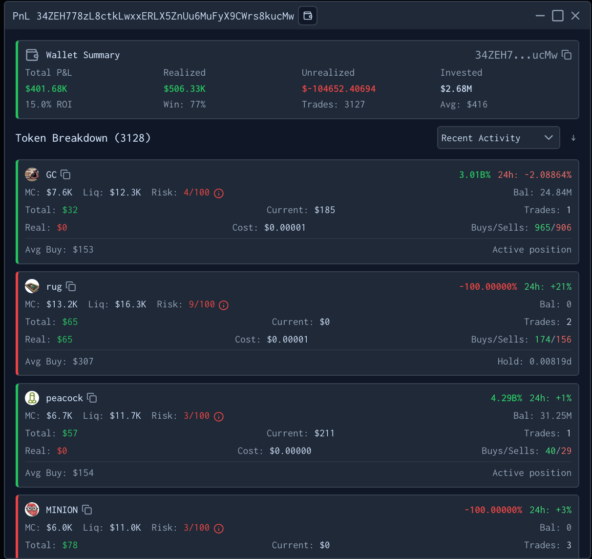 Real-time Analytics screenshot